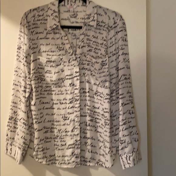 Candie's Tops - Handwritten candies blouse